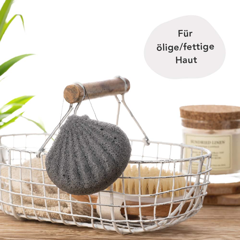 Konjac Sponge - Aktivkohle