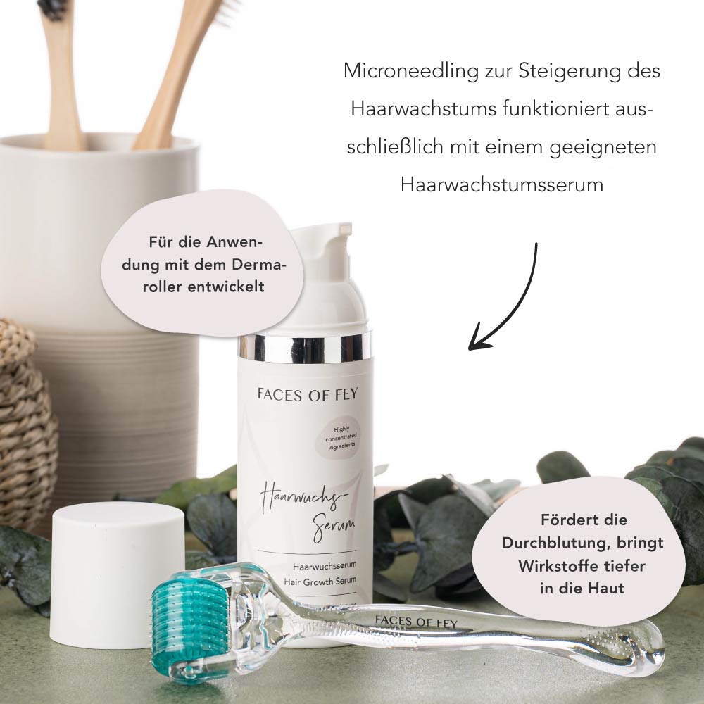 Microneedling Set Haarwachstum