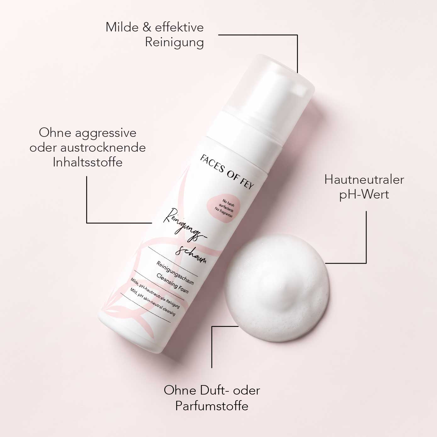 Milder Reinigungsschaum - 200ml