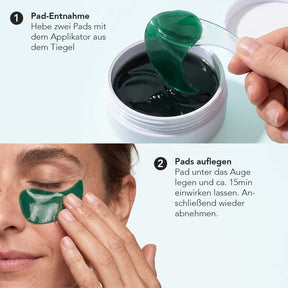 Augenpads mit Aloe Vera 30 x 2 Pads