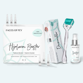 Microneedling Basic Set | Hyaluron Booster, Dermaroller 0,50mm, Sanitizer